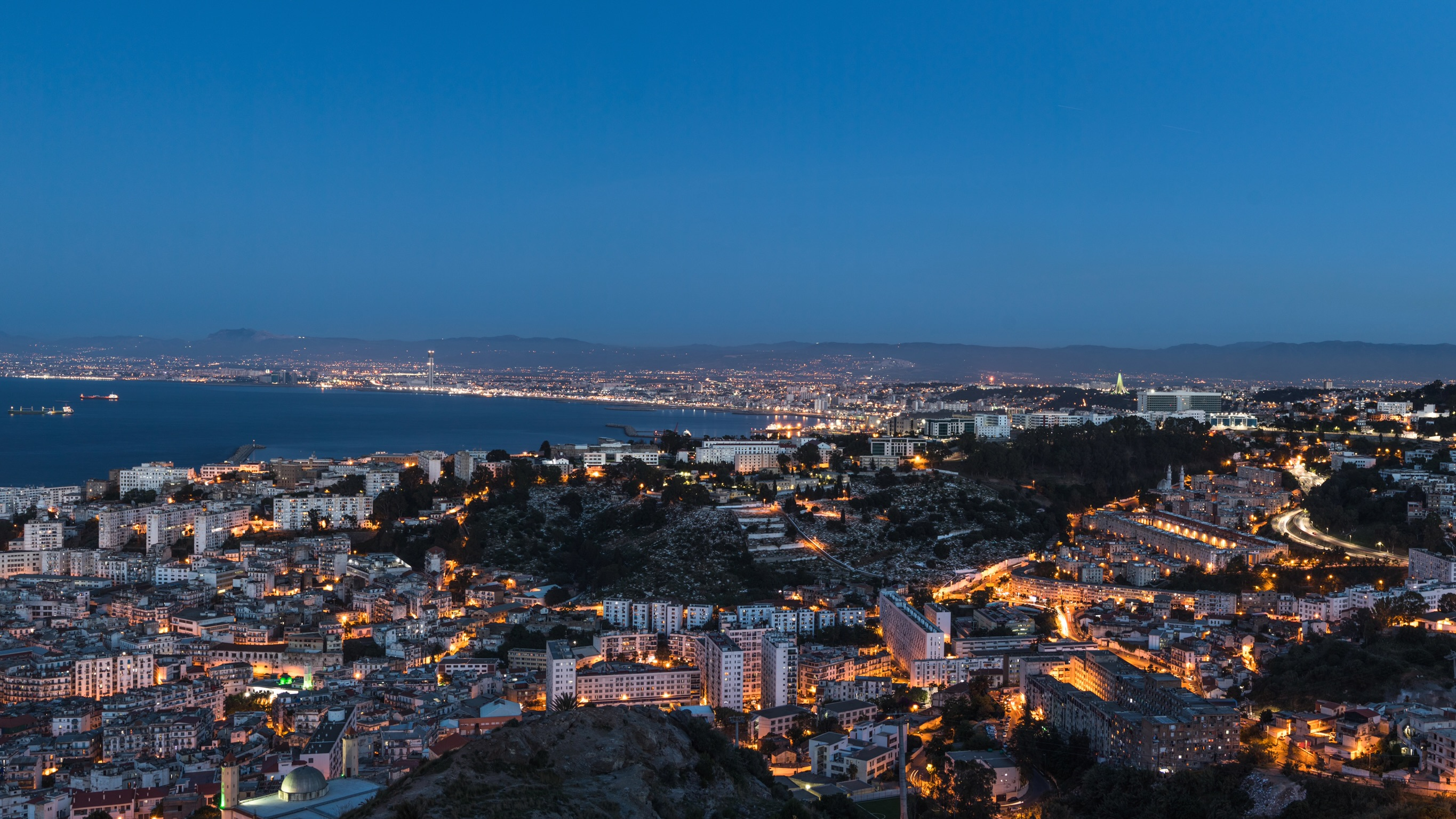 Algeria at night
