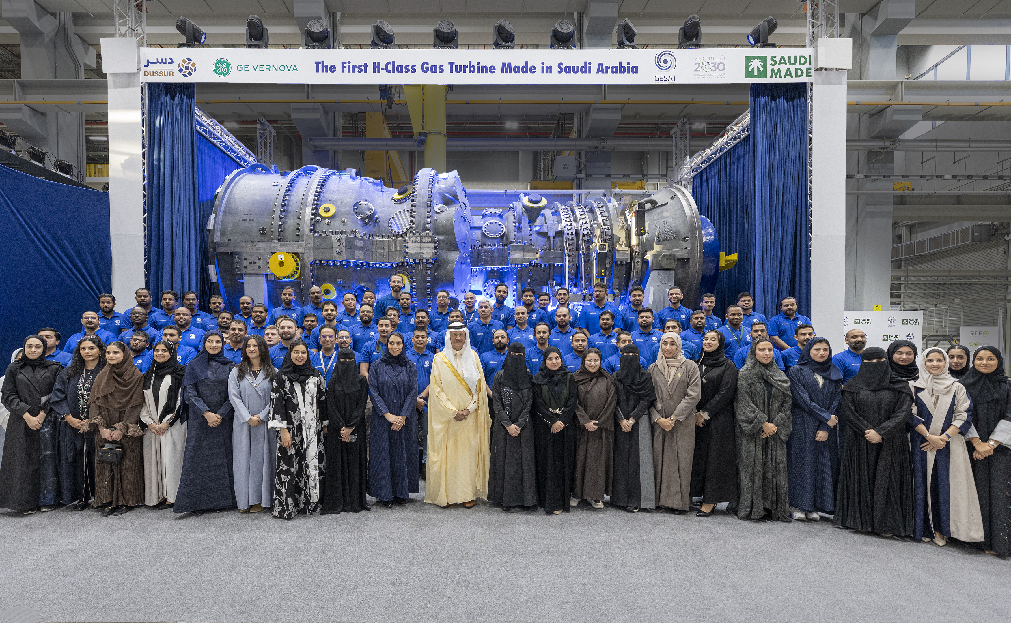 GE Vernova H-Class Made in Saudi Ceremony with HRH & GESAT Team