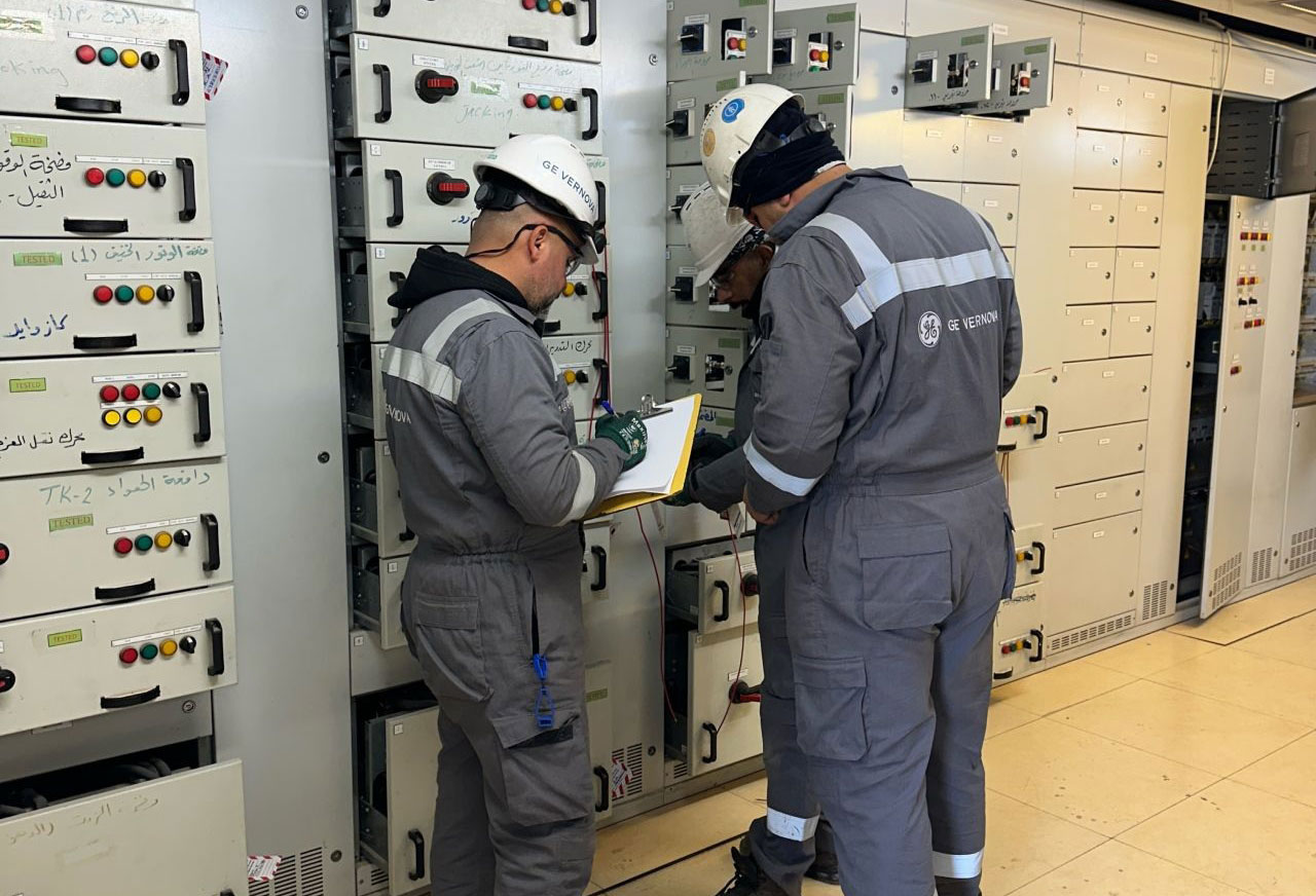 GE Vernova's Services Team at Ninawa Power Plant, Iraq
